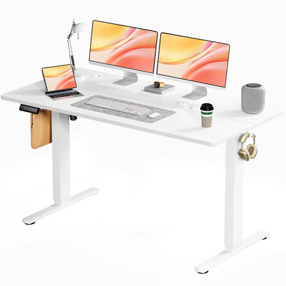 Ergonomic Adjustable Standing 55x24 Inch Computer Work Table for Home Office