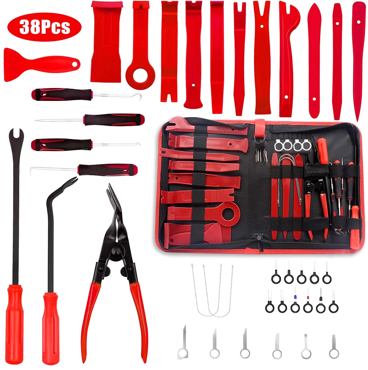 Plastic Panel Trim 38Pcs Car Interior Disassembly Tool Kit