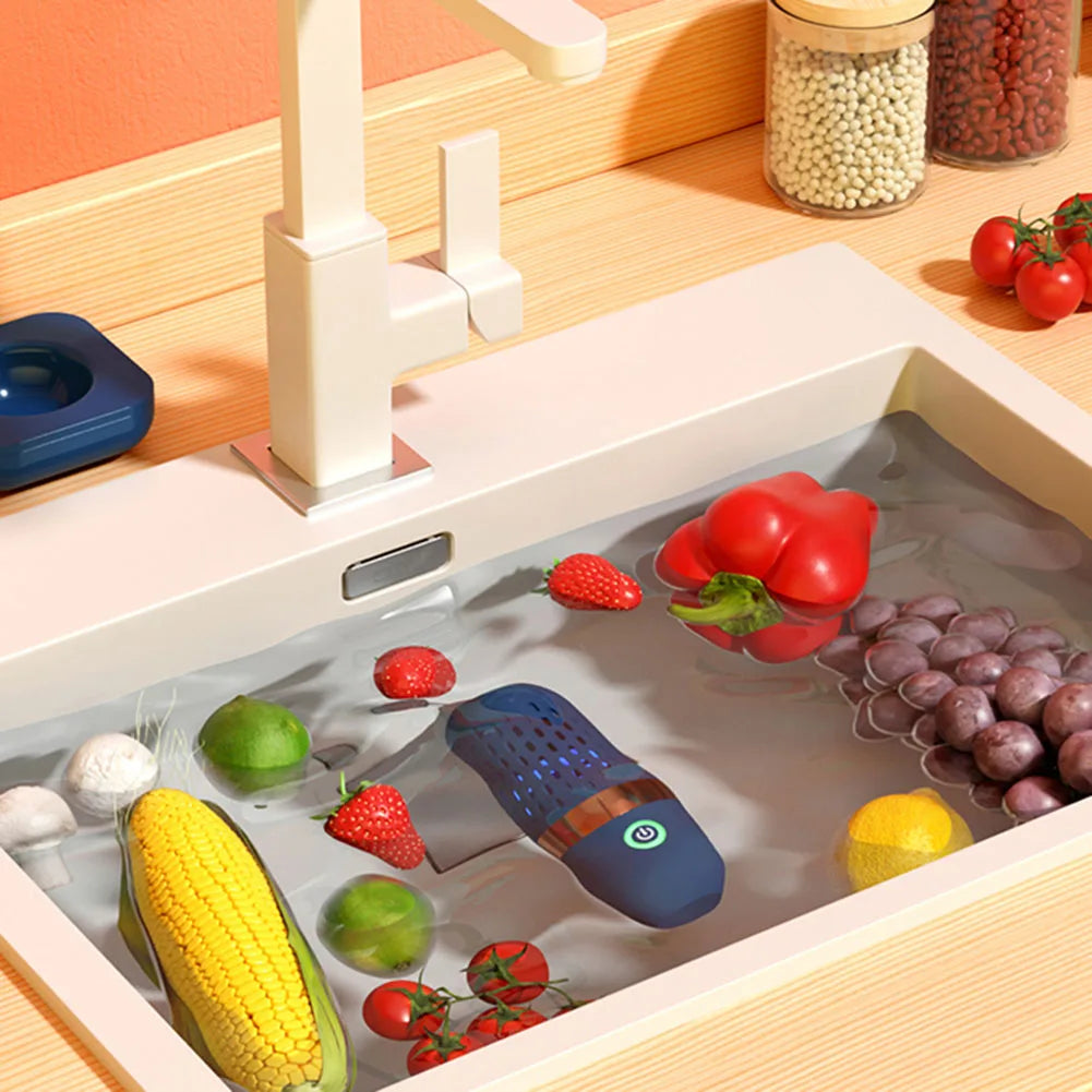 Wireless Food Purifier and Cleaning Capsule Machine