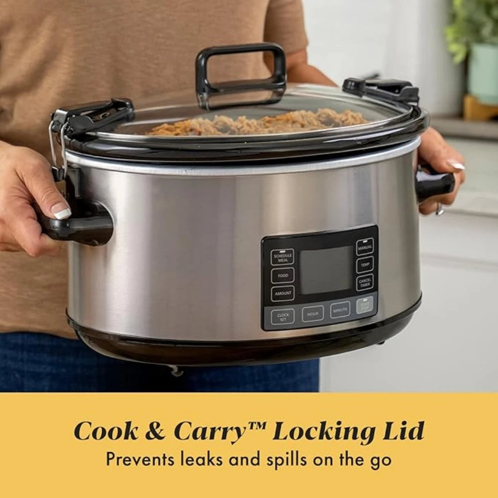 Programmable 7-Quart Slow Cooker  with Timer