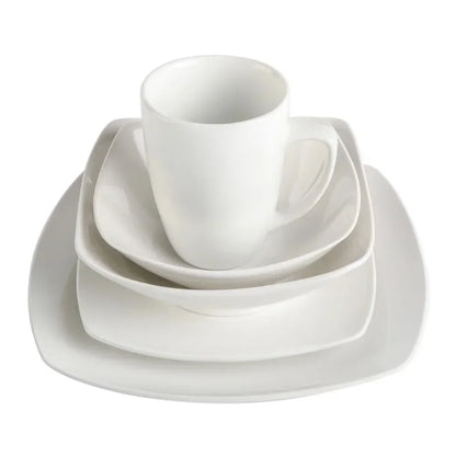 Everyday Square Expanded 40-Piece Dinnerware Set Dinner