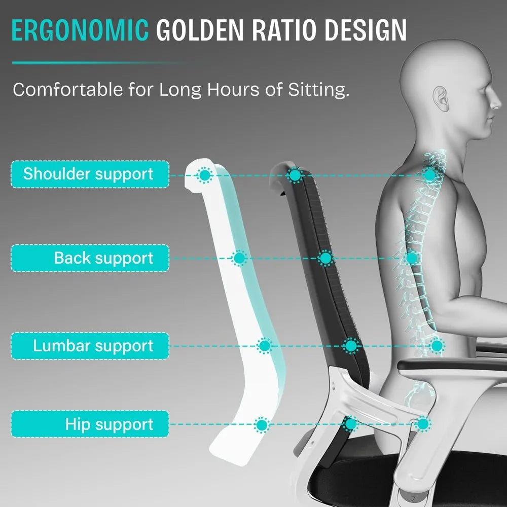 Ergonomic Lumbar Support Mesh Computer, Gaming and Office Desk Chair