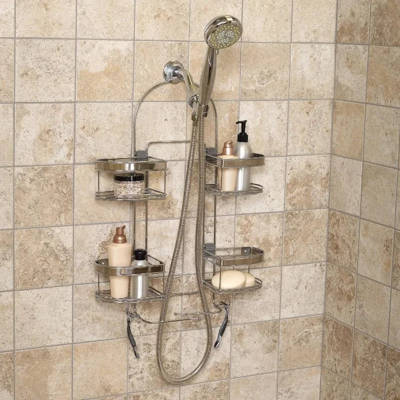 Stainless Steel, Rust Resistant, Over the Shower Head  Caddy