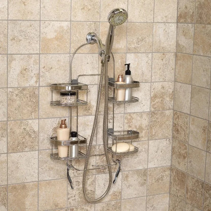 Stainless Steel, Rust Resistant, Over the Shower Head  Caddy