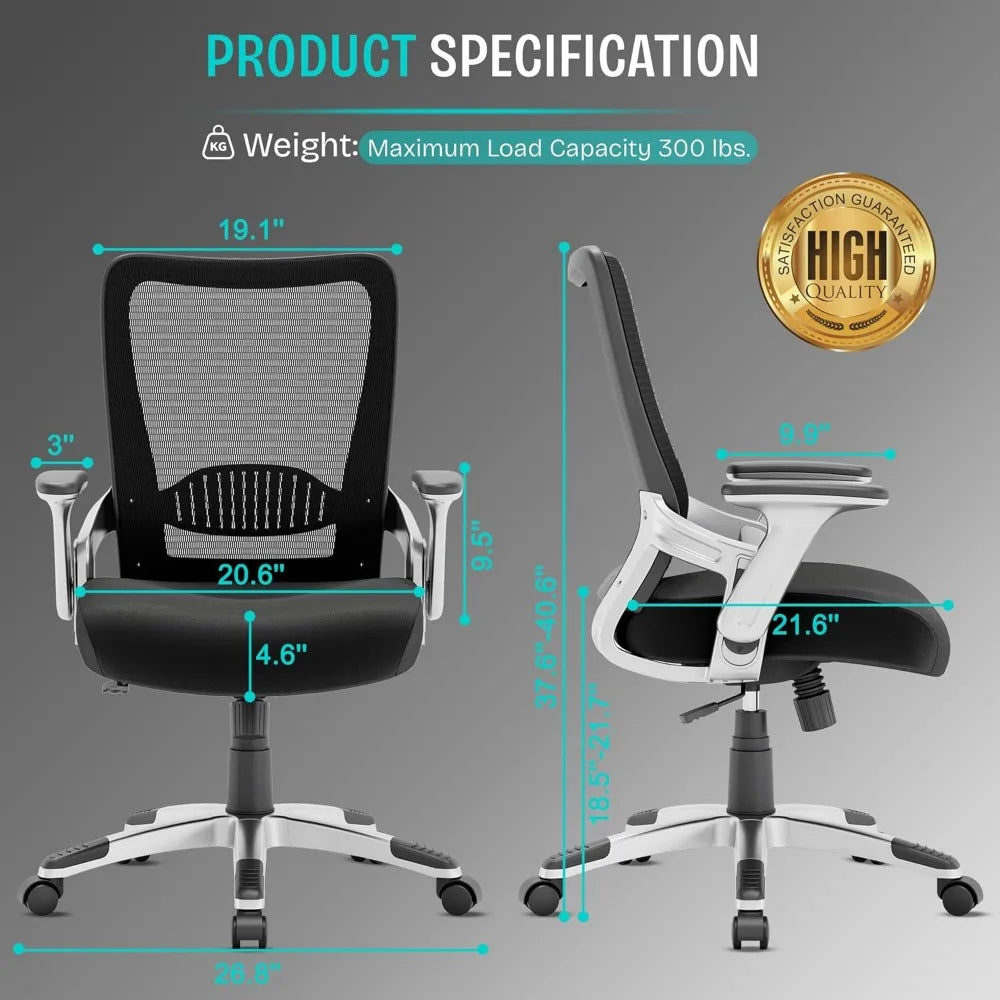 Ergonomic Lumbar Support Mesh Computer, Gaming and Office Desk Chair