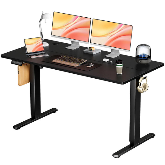 Ergonomic Adjustable Standing 55x24 Inch Computer Work Table for Home Office