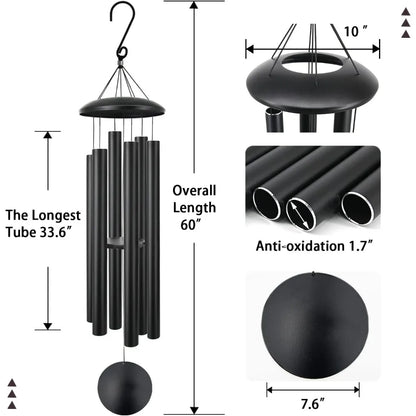 Modern Outdoor Wind Chimes for Patio, Balcony and Garden Yard