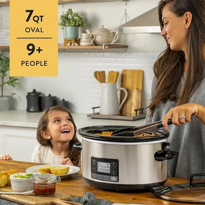 Programmable 7-Quart Slow Cooker  with Timer